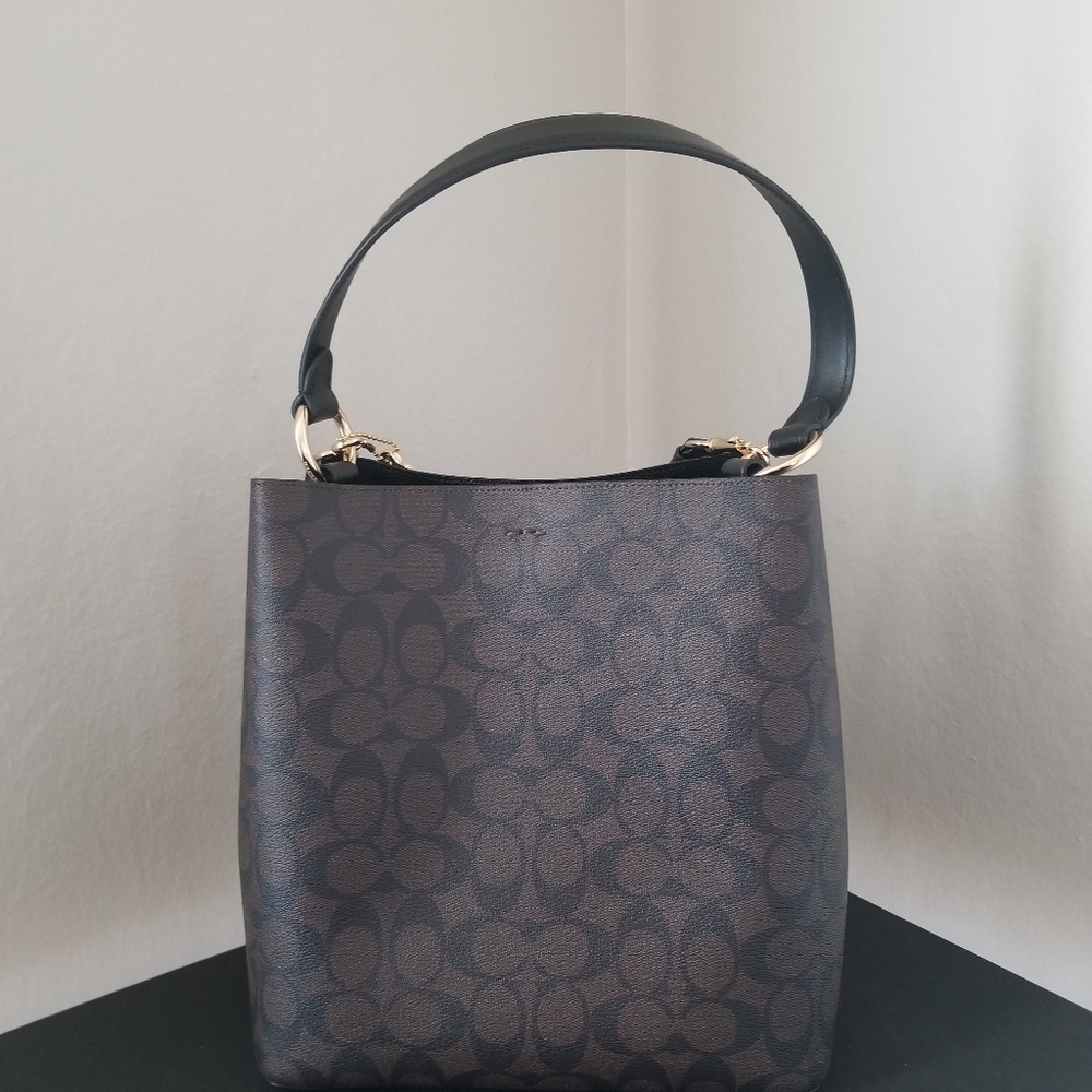Coach Black and Brown Satchel - Picture 5 of 14